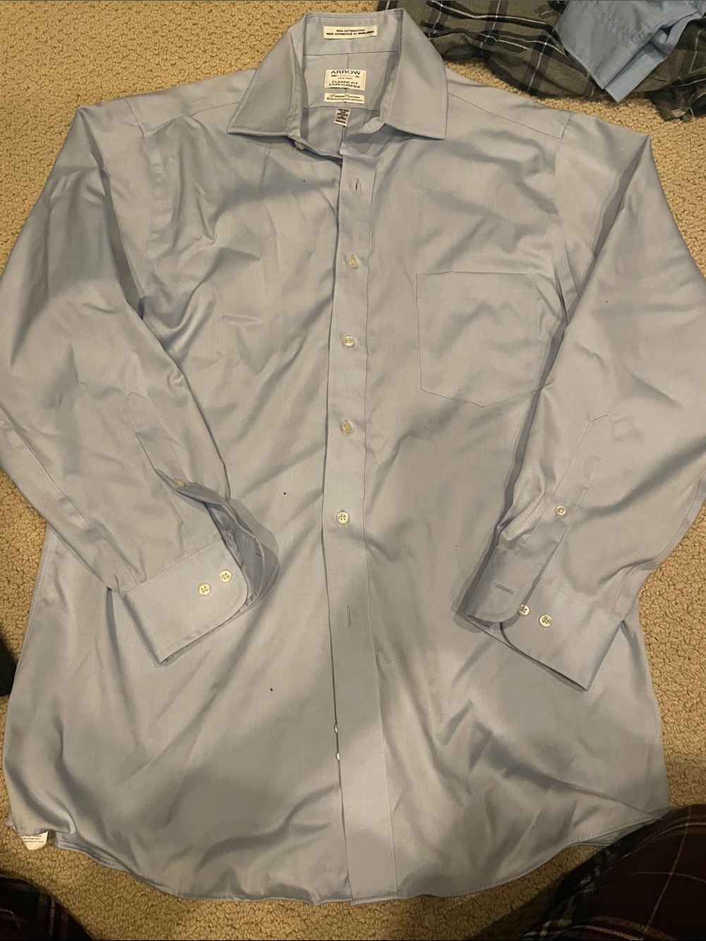 Arrow Light Blue Men's Dress Shirt